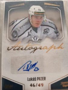 Lukáš Pajer Autograph 46/49 Kolín 22/23 2. série