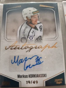 Markus Korkiakoski Autograph 19/49 Kolín 22/23 2. série