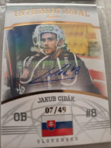 Jakub Cibák International signature 07/49 Kolín 22/23 2. série