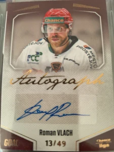 Roman Vlach autograph 13/49 Prostějov 22/23 2. série