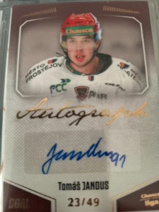 Tomáš Jandus autograph 23/49 Prostějov 22/23 2. série