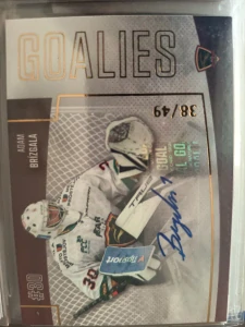Adam Brízgala Goalies signature 38/49 Prostějov 22/23 2. série