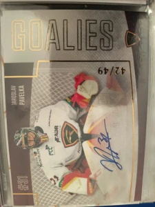 Jaroslav Pavelka Goalies signature 42/49 Prostějov 22/23 2. série