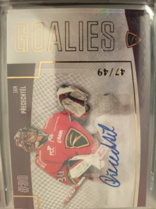 Jan Přecechtěl Goalies signature 47/49 Prostějov 22/23 2. série