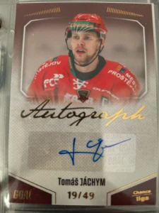 Tomáš Jáchym autograph 19/49 Prostějov 22/23 2. série