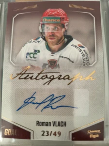 Roman Vlach autograph 23/49 Prostějov 22/23 2. série