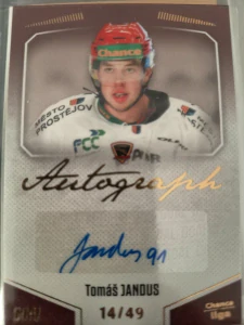Tomáš Jandus autograph 14/49 Prostějov 22/23 2. série