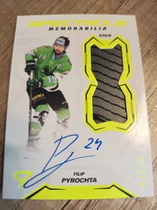 Filip Pyrochta Spectacle Memorabilia auto 01/10